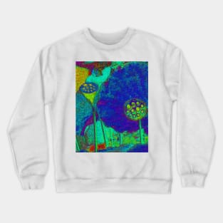 Lotus Seed Heads Crewneck Sweatshirt